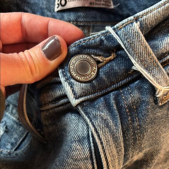 SO Distressed Denim Shorts - Picture 3 of 8